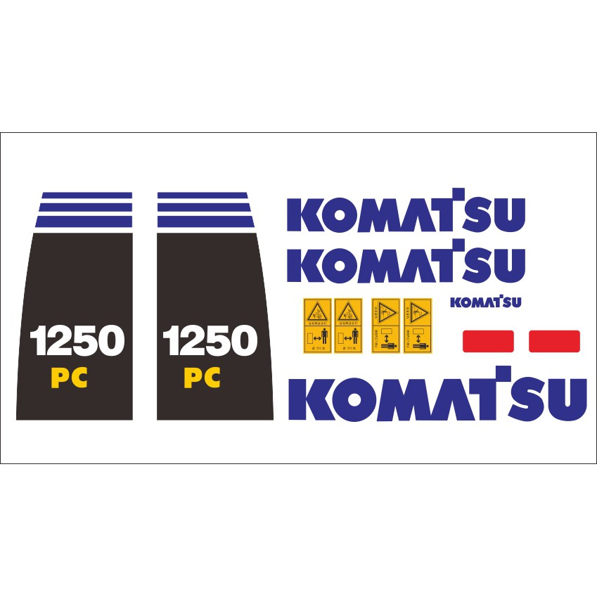 挖土機貼紙KOMATSU PC1250-8