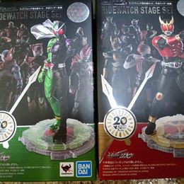 免運 萬代  SHF 假面騎士 時王 Zi-o 20週年 臺座盤 兩款一組免運