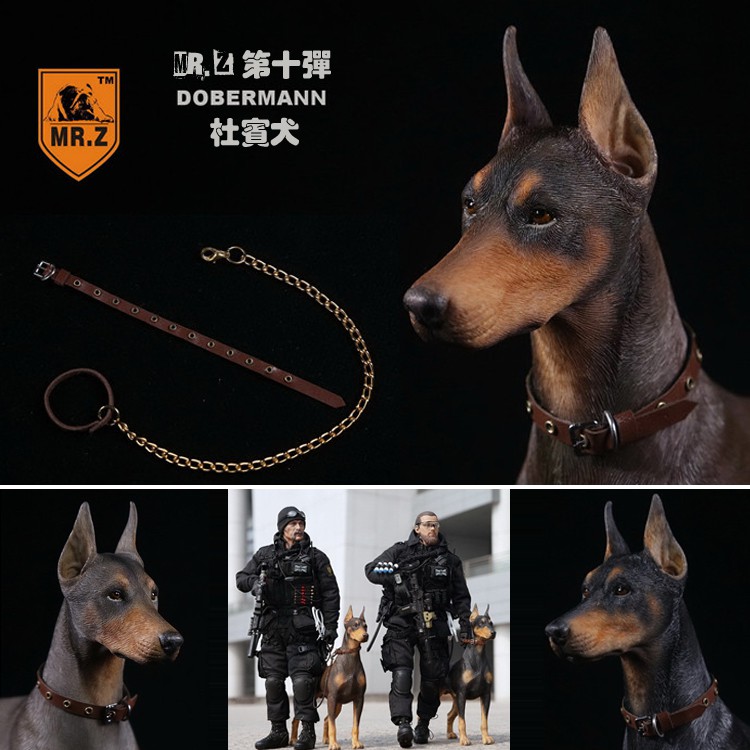 模型擺件 Mr Z德國杜賓犬模型警犬1 6仿真狗動物桌面家居搭配兵人飾品擺件 蝦皮購物