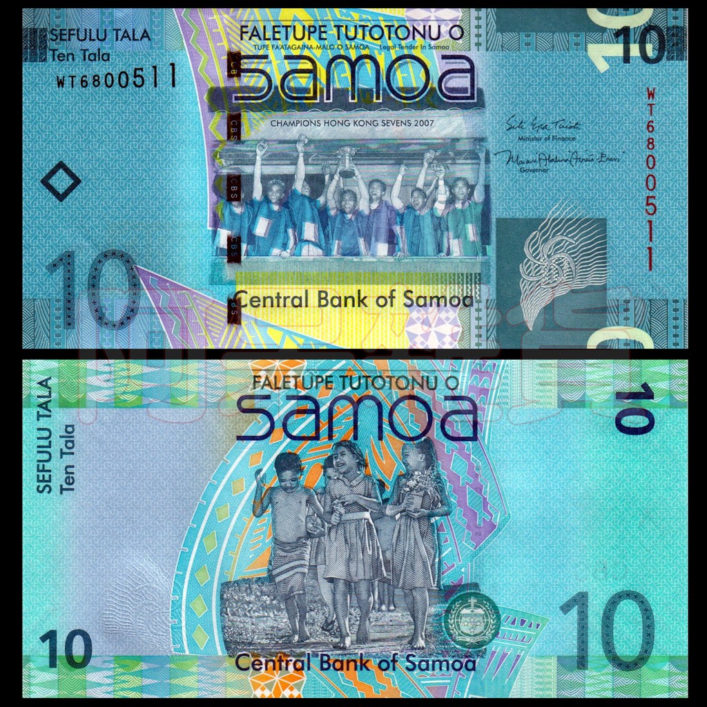 サモア 2023年 独立60周年 記念紙幣 60Tala 未使用-