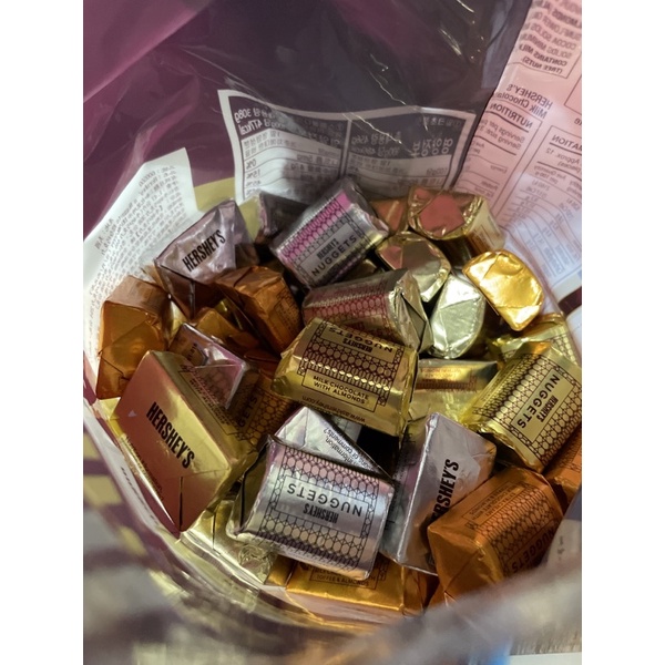 第一賣埸6包現貨拆賣一個5元（士力架、太妃、特趣 買10送一）Hershey's 綜合巧克力 1.47公斤