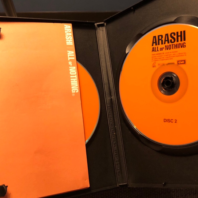 Arashi All Or Nothing Vcd 02年發售已絕版限量嵐 蝦皮購物