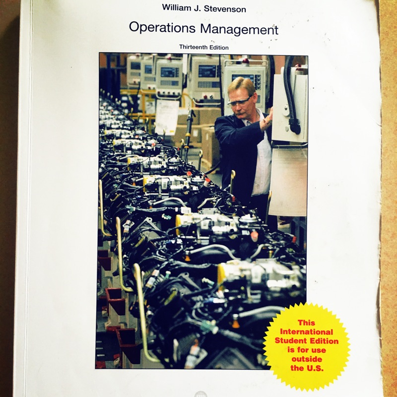 Operations Management  作業管理 第13版 二手