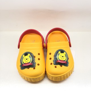 Disney 迪士尼 小熊維尼 男童女童 兒童 防水 防滑 涼鞋 閃光 電燈布希鞋 洞洞鞋 輕量 童鞋 正版授權 台灣製