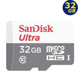 SanDisk 32GB 32G microSDHC Ultra 100MB 灰 microSD SD C10 記憶卡