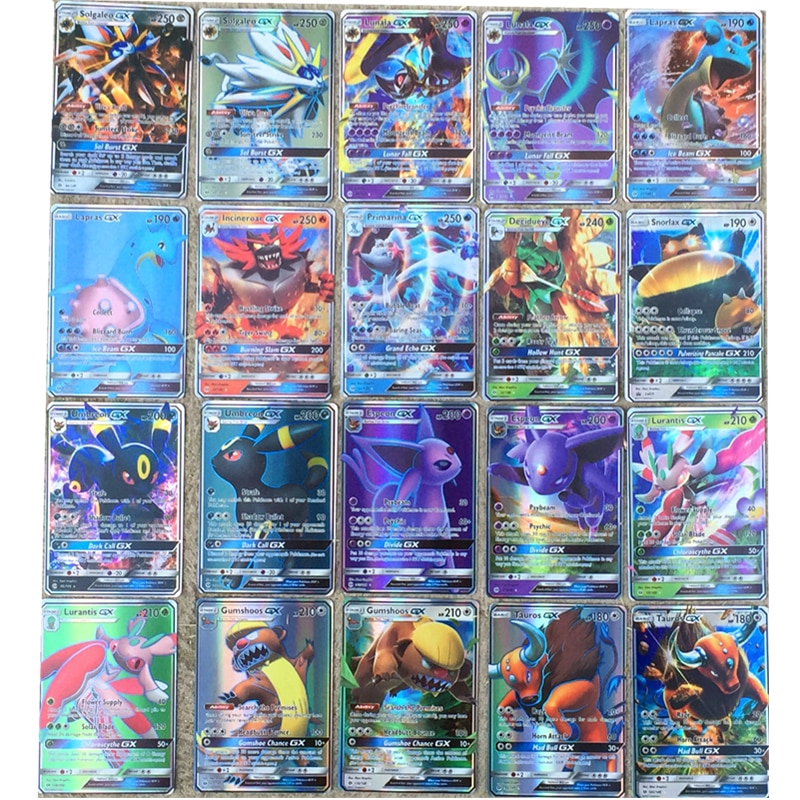 0 張不重複holo 卡片閃卡pokemon Gx Ex Mega 集換卡片現貨 蝦皮購物