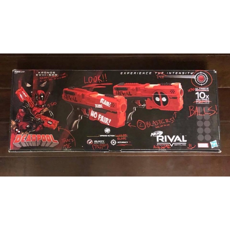 NERF DEADPOOL 死侍雙槍組合KRONOS XVIII-500