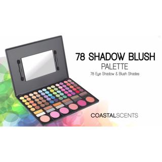 【愛來客 】美國新款Coastal Scents 78Shadow Blush Palette 78色彩妝綜合盤化妝彩盤