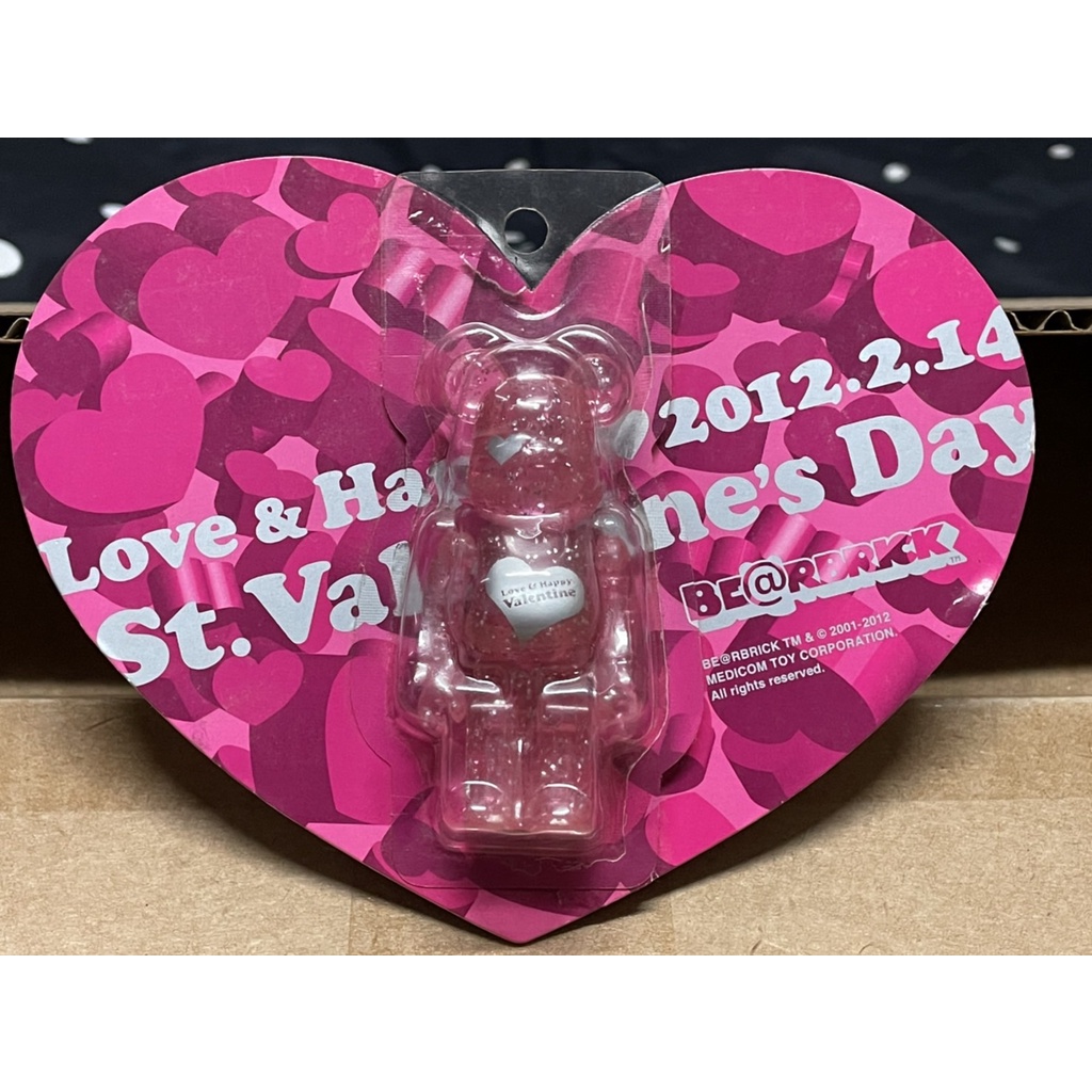 《潮流本舖》BE@RBRICK BEARBRICKT 庫柏力克熊 100% 2012年 情人節 VALENTINE