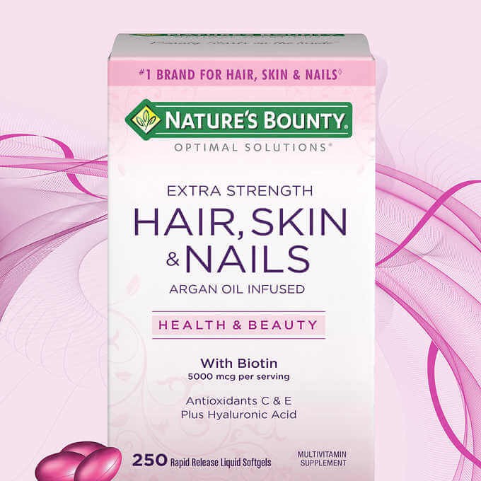 &lt;美貨小房&gt;美國 Nature's Bounty Hair,Skin&amp;Nails 頭髮/皮膚/指甲綜合維他命 它團同步