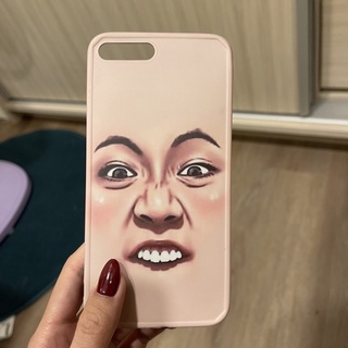 二手 iphone8 plus手機殼 人臉 人臉手機殼 鬼臉手機殼 iphone8plus 二手手機殼 可愛 搞怪
