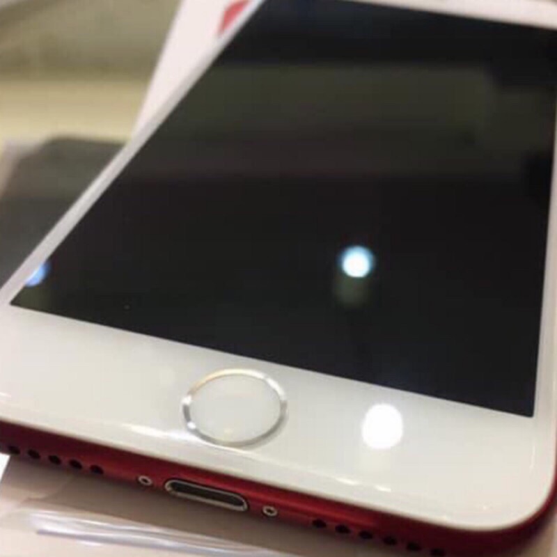 9.8新iphone7 128g限量紅 全機包霧面膜 盒序一樣 台灣公司貨 無拆機維修過 功能正常 電量佳=11800