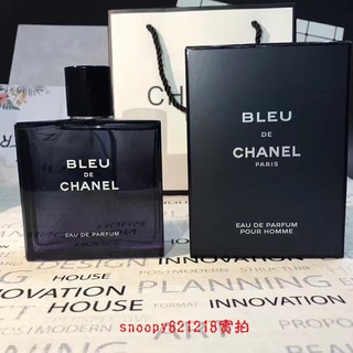 【CHANEL】香奈兒系列 香奈兒 BLEU 蔚藍男士淡香水  卡片 蔚藍 免運