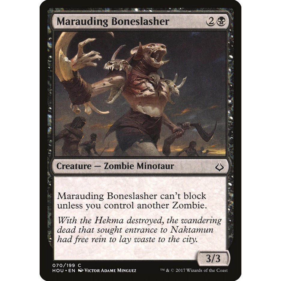 MTG 魔法風雲會 幻滅時刻 #70 [閃C] 劫掠碎骨怪 Marauding Boneslasher