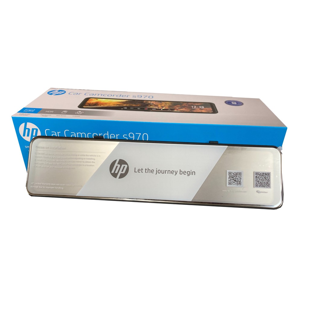 HP S970 【送128G/含安裝】Sony星光級/WDR/12吋/雙鏡頭/行車紀錄器/電子後視鏡