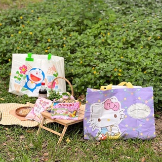 全新出清 7-11 不織布提袋 20L大容量 哆啦A夢三麗鷗hellokitty snoopy史努比