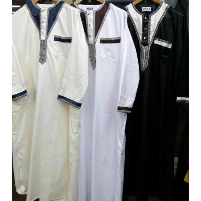 杜拜沙特旅遊服飾男穆斯林服裝男禮拜服裝巴服套裝長衫上衣褲子套裝muslim Man伊斯蘭教服裝回教服裝舞台表演服裝祈禱服 蝦皮購物