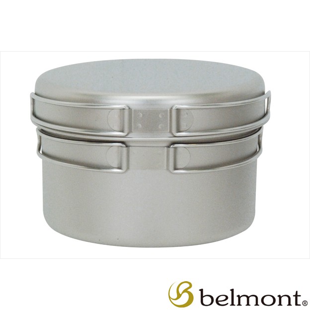 【belmont】BM-093 深鈦鍋組M 一鍋一煎盤 15cm 1.25L 0.6L 日本優質鈦餐具 鈦