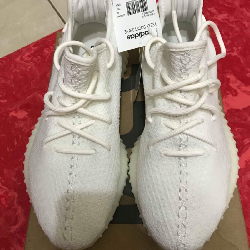 ADIDAS YEEZY BOOST 350 V2 CREAM WHITE CP9366 白