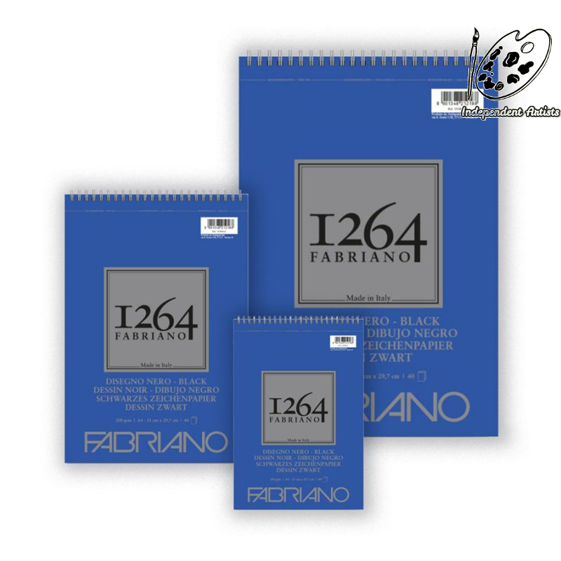 義大利 Fabriano 1264 黑色繪圖本 A4 / A5