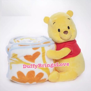 《現貨》迪士尼商店正版 維尼 小熊維尼 Winnie the Pooh 茱蒂毛毯 娃娃 毯子 可收納 辦公室空調毯 被子