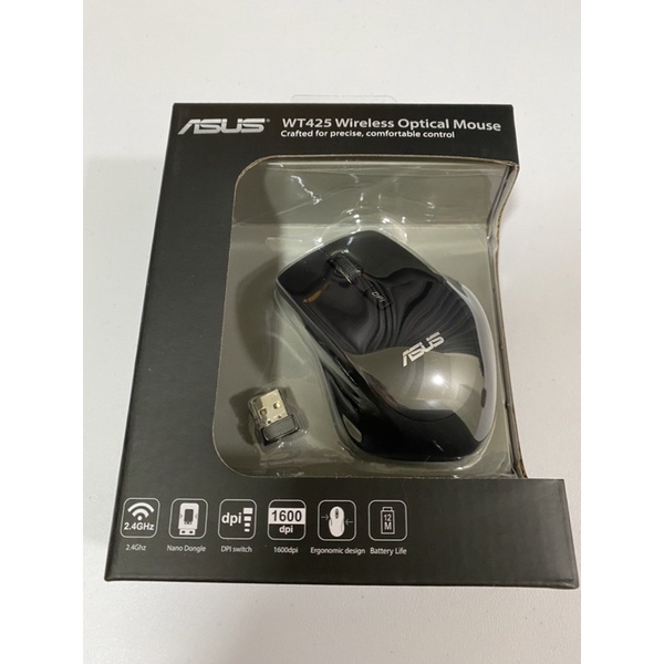《全新現貨》ASUS WT425 無線靜音光學滑鼠-黑色