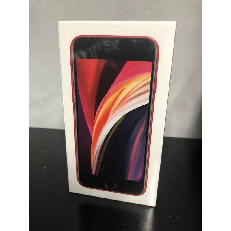 iphone SE 2 64G 紅 自售全新未拆封 雙北面交
