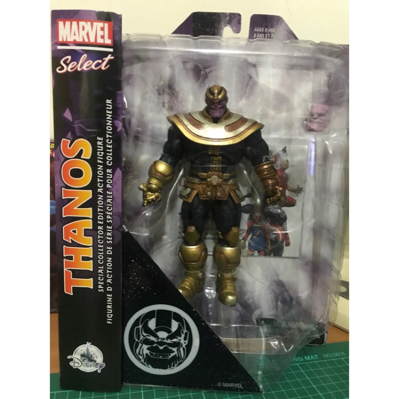 現貨 迪士尼限定 marvel select 薩諾斯 復仇者聯盟3 7吋 鋼鐵人 無限手套