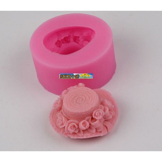 蜜豆奶小舖 歐霸 帽模具 草莓4入模 水果翻糖蛋糕裝飾 巧克力 果凍模 巧克力模具 冰塊模型 手工皂模 製冰盒 餅乾模型