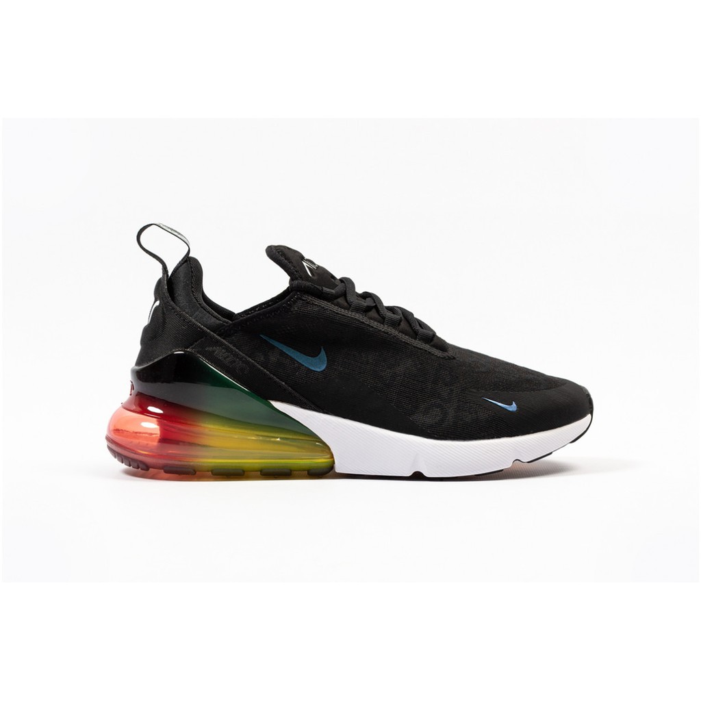 【小八】Nike Air Max 270 SE Black Laser Orange 黑 彩虹 AQ9164-003