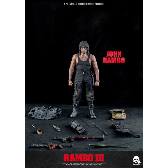 THREEZERO 3A 1/6 FIRST BLOOD 3 RAMBO 第一滴血 藍波