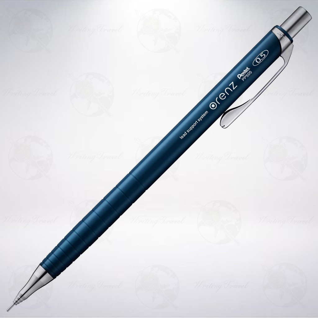日本 Pentel Orenz 0.5mm 自動鉛筆: 海軍藍
