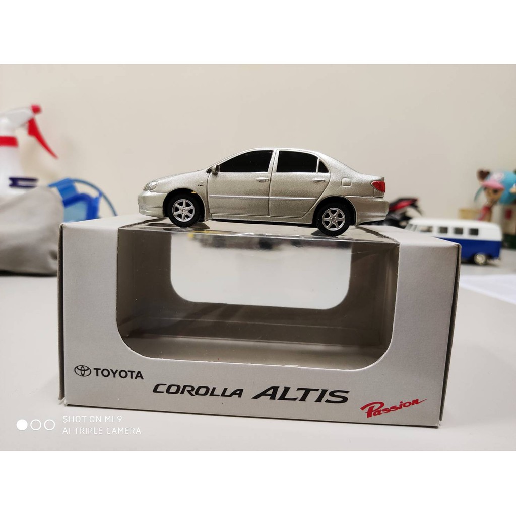 1/43 TOYOTA ALTIS 原廠 模型車 盒裝完整 二手