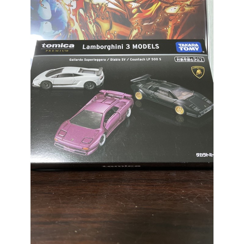 TOMICA 多美 PREMIUM 限定 Lamborghini ３ MODELS 禮盒 牛組 黑盒