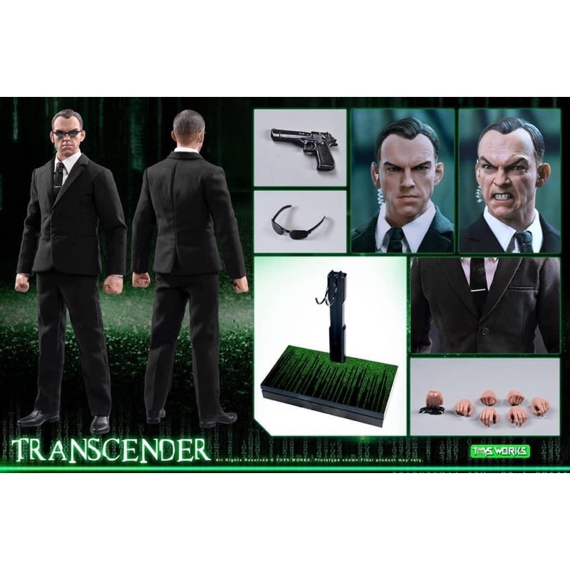 TOY WORKS 1/6 人偶 TW010 駭客任務 特工 THE MATRIX AGENT SMITH 史密斯探員