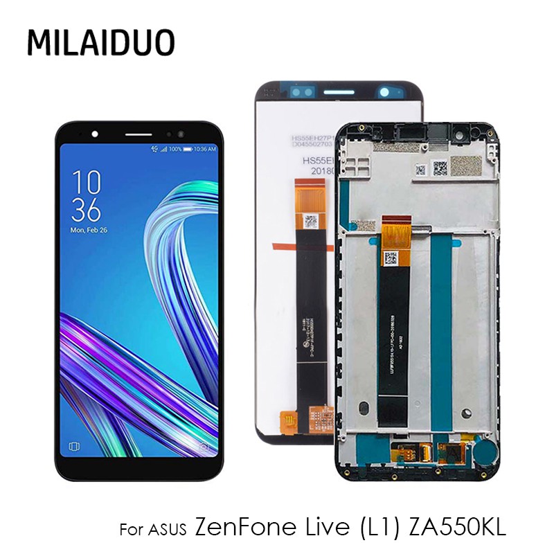 適用於華碩 ZenFone Live L1 ZA550KL X00RD 液晶顯示 屏螢幕總成 液晶顯示屏 觸摸屏 更換