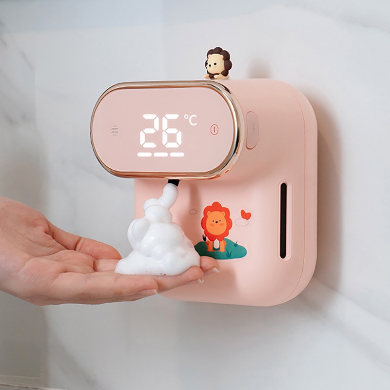 壁掛式智能自動感應洗手機 LED溫度電量顯示 免接觸酒精噴霧機 凝膠泡沫洗手液皁液給皁器 防疫 皁液器洗手機