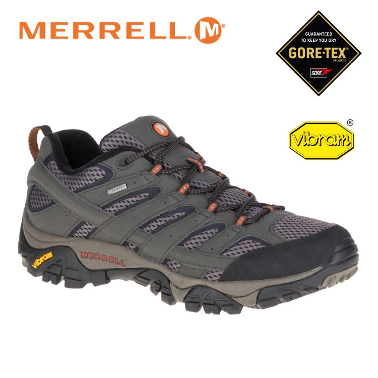 【MERRELL 美國 男 MOAB 2 GORE-TEX登山健行鞋《深灰》】ML06039/登山鞋/防水/悠遊山水