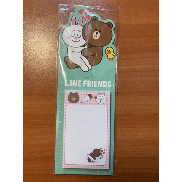 7-11 LINE FRIEND熊大 兔兔 書籤/便利貼紙