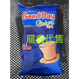 龍鑫代售 印尼咖啡 GOOD DAY CARREBIAN NUT SACHET 10 x 20g 三合一咖啡(榛果口味)