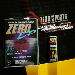 Zero頂級日本酯類EP 5W-40機油 4L 搭特級SP酯類生化膜滴機精油精 高CP值絕配組合