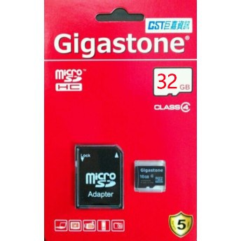 Gigastone 立達國際 32GB micro SD 記憶卡 (附轉卡)