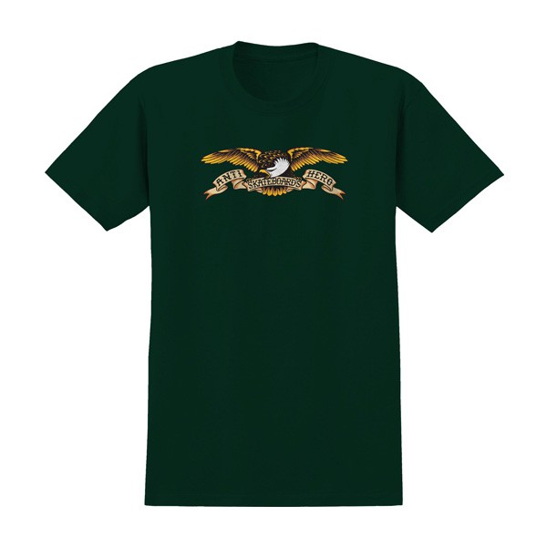 Antihero Eagle T恤 (深綠)《Jimi Skate Shop》