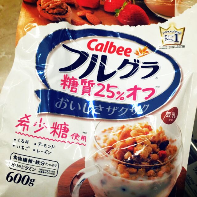 (現貨1)Calbee 減糖營養穀麥片