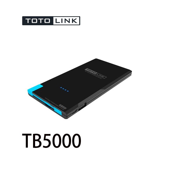 Mr3c 含稅附發票toto Link 5000mah Tb5000黑色超薄快充行動電源 蝦皮購物