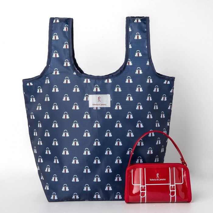 《瘋日雜》B319紅日雜包諾貝達ROBERTA 折疊購物袋環包袋 手提包托特包+小物包兩件組