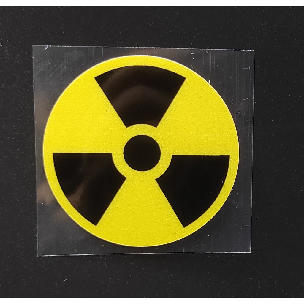 核能 輻射 注意 貼紙 反光 搞笑 KUSO 警告 汽車 機車 改裝 綠電 環保 核電廠 原子彈
