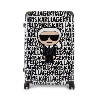 最後一咖😊現貨KARLLAGERFE卡爾24吋行李箱 Logo Spinner Suitcase