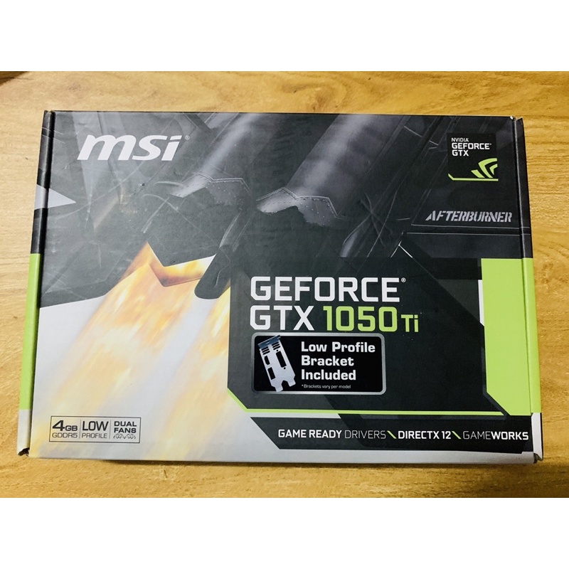 MSI GTX 1050 TI 4GT LP極新99.99%良品