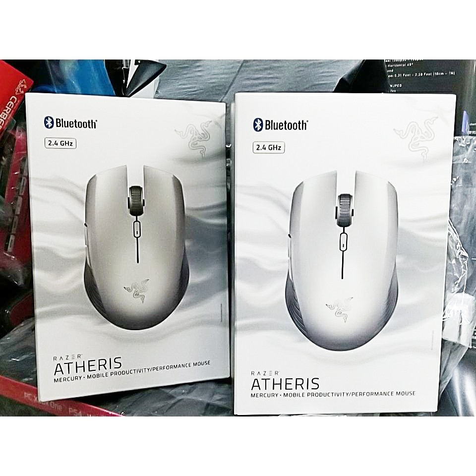 【本店吳銘】 雷蛇 Razer Atheris Mercury 刺鱗樹蝰 水星 白色限量版 USB藍牙 雙模無線遊戲滑鼠